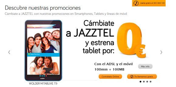 Ofertas especiales Jazztel